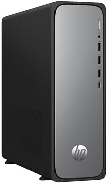 HP Ordenador de Sobremesa OmniDesk Slim (Intel 300, 8GB RAM, 256GB SSD, Gráficos Intel, FreeDOS) - Gris