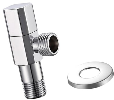 Valvole ad angolo ad alto flusso da 1/2 Controllo dei flussi d'acqua Interruttori per tubi dellacqua Caldo/Freddo Acque Arresto Restrictor Ottone Angolo Stop