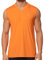 CFLEX Herren Sport Shirt Fitness Muscle-Shirt Sportswear Collection - Orange XL