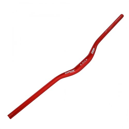 TRKIMAL - Manubrio extra lungo da 31,8 mm per bicicletta da strada, MTB, mountain bike, 780 mm, manubrio rialzato da 30 mm per ciclismo downhill, racing, off-road, MTB, BMX (rosso)