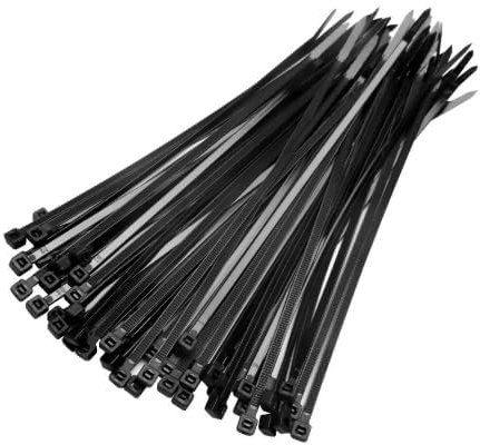 Pack de 300 Bridas para Cables de Nylon Negro, Autoblocantes, 80mm x 1.8mm, para Organización de Cables, Electrónica y Bricolaje, Resistentes al Calor Resistente y duradero bridas pequeñas
