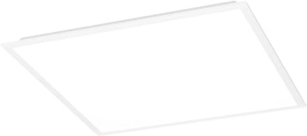 EGLO Moradillo LED-panel, platt taklampa, takpanel i vit metall och plast | varmvitt, neutralt vit och kallt vitt ljus, 60 x 60 cm