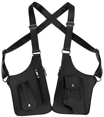 JIAHG Sac Harnais Homme Cuir Simili Imperméable
