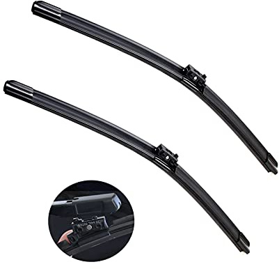 2 Factory Wiper Blades Replacement for Mercedes-Benz A205 C205 S205 W205 X253 C & GLC Original Equipment Windshield Wiper Blades Set 22+22 (Set of 2)