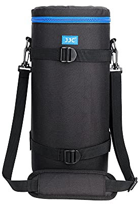 JJC Deluxe Objektivtasche für Sony FE 200–600mm F5.6–6.3 G NIKKOR Z 180-600mm F5.6-6.3 Z 600mm F6.3 VR Objektiv, Wasserabweisendes Objektivzubehör Schutzhülle mit Schultergurt und Abnehmbarem Kissen