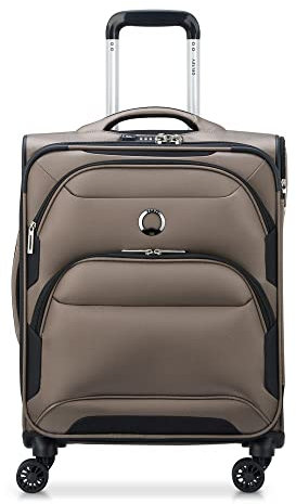 DELSEY PARIS Sky Max 2.0 Trolley Cabine Slim 4 Roues Doubles 55 cm Beige, Beige, 55cm, Trolley Cabine