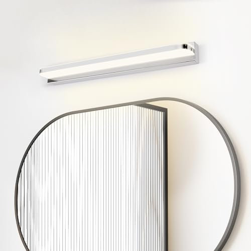 Dehobo Bathroom Mirror Front Light IP44 Shaver Picture Vanity 42CM 9W 4000K LED Wall Cabinet Lamp for Bathroom Bedroom Living Room - No Switch