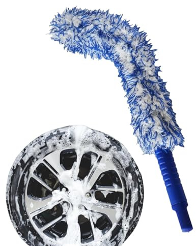 Cepillo de Limpieza de Llantas, Cepillo Duradero para Limpiar Llantas, Cepillo de Llantas y fiable, Herramienta de Limpieza de Llantas con Mango cómodo