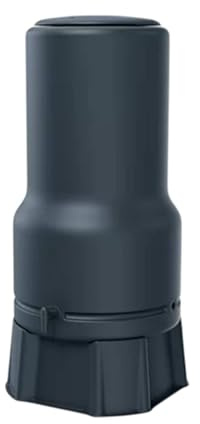 Depósito de Agua de Lluvia AQUABELL de 200L Color Antracita, de Material Resistente a los Rayos UV y a la Intemperie