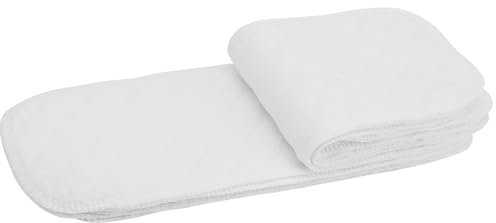 Haofy Pannolino in Stoffa con Fodera per Pannolini, Inserto Moderno in Morbido Cotone, Buon Assorbimento, Design Traspirante per Bambini da 0 a 2 Anni (Sei strati (32 * 12 cm))