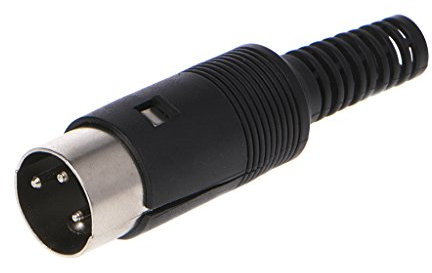 Dabixx Connettore Maschio per Presa DIN Connettore 3/4/5/6/7/8 Pin Cavo per Chassis - 3 Pin