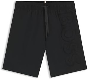 BOSS Men's Whale Swim Trunks, New-Black1, L