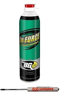 Smilyeez Listing for BG in-Force PN 438 Ion Activated Penetrating Oil (1 Can) and Pocket Screwdriver