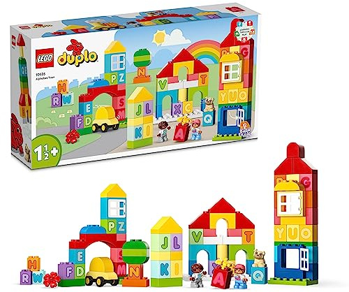 LEGO Duplo Classic 10935 Das Stadtalphabet, Bildungsspielzeug, Lernen Sie Farben und Briefe