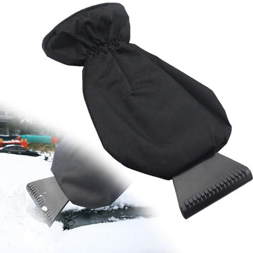 Kotkiddy® Eiskratzer mit Handschuh, Professioneller Autoscheiben Eiskratzer, Eiskratzer Auto mit Handschuh Eismonster, Schneekratzer Auto Handschuh