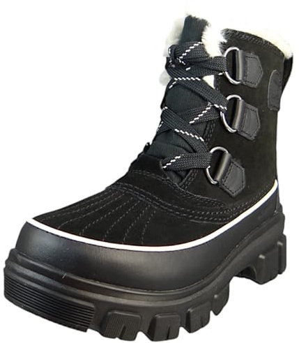 Sorel Women's WP Fashion Boot, Black Fawn Torino 5, 6 UK