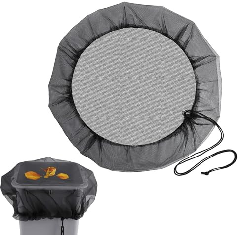 Filet De Couverture De Baril De Pluie, Couvercle en Treillis De Filet De Tonneau De Pluie, Filtre À Baril d'eau, Recuperateur D Eau De Pluie, Filet De Protection, Défoliation, Recyclage des Déchets