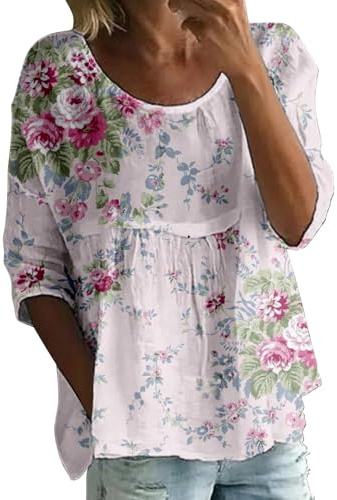 Tunique Femme Chic et Elegant Haut Blanc Femme Chemisiers Et Blouses Chic Elegant Chemise Lin Blanche Manche Courte Rayée Paillettes Longue en Manches Courtes Noir