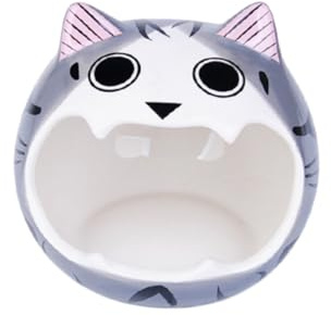 DIYEAH Nid en CéRamique pour Animaux De Compagnie Maison FraîChe D'ÉTé pour Hamsters Et Rongeurs Nid De Repos RafraîChissant Facile À Nettoyer pour Gerbilles Souris Et Chinchillas