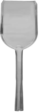 TOBBOMEY Paletta per Stufa in Acciaio Inox Resistente Accessorio per Cenere Stufa a Legna Pala per Carbone Barbecue Multiuso per Pulizia Caminetti e Bracieri