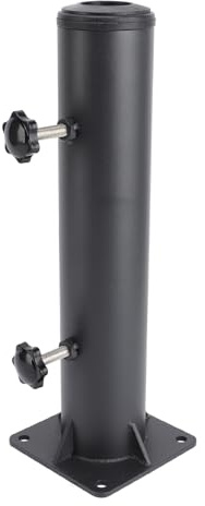 Gsycle Support de Parasol de terrasse, Support de Parapluie Professionnel en métal à Forte Charge, Support de Parapluie de Construction Robuste pour extérieur, Jardin, pelouse