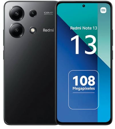 Xiaomi Redmi Note 13 4G 8GB/512GB Negro (Midnight Black) Dual SIM
