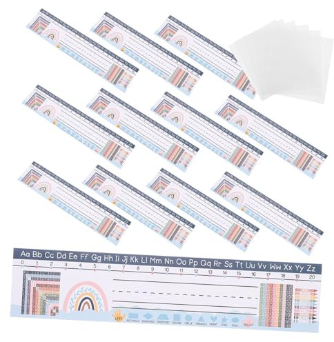 DIYEAH 60piezas Placas De Nombre De Para Aula Etiquetas De Escritorio Con Para Profesores Para Mesas y Tableros De Anuncios