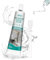 Allony 100ml Silikon Sanitär, Bad und Küche Silikon, Sanitärsilikon Transparent, Sanitärsilikon Weiß, Silikon Weiss Sanitär für Küche, Bad, Innen- und Außenbereich