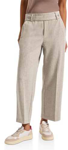 Street One 3716881 Pantalones de Pierna Recta, Malted Beige, 44W / 26L Mujeres