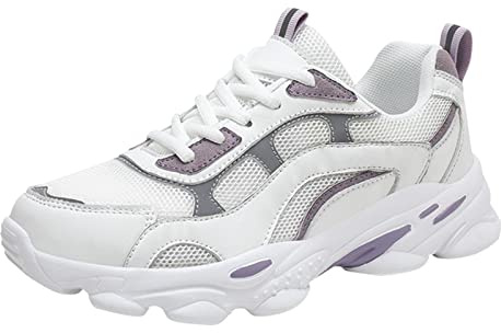 Genérico Zapatillas Ortopédicas para Mujer Transpirables Ligeros Y Antideslizantes Zapatos Mujer Comodos y Ligeros Zapatos Horma Extra Ancha Deportivas con Suela Alta Ideales para el Dia a Dia
