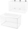 Aquarium Fische Brutkasten 2 Stück Aquarium Isolation Netz Ablaichkasten Fischzuchtkasten mit Saugnapf, Aquarium Züchter Trennnetz für Baby Fisch, 26 x 15cm