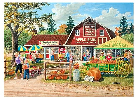 Relish 63 Piece Farmers Market Dementia Jigsaw Puzzle - Puzzles & Activities for People with Alzheimer's/Dementia