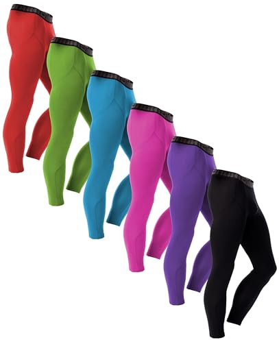 AMERICAN HEAVEN Men's Base Layer/Athletic/Running Tights/Leggings-Soft Thermal Bottoms| Multi Packs