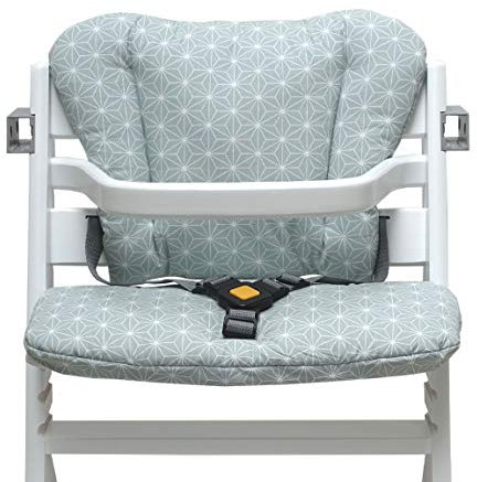 Blausberg Baby - Timba Sitzkissen Set BESCHICHTET für Safety 1st Hochstuhl - Happy Star Grün