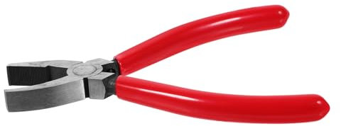 OUNONA Glasbrechwerkzeug Mit Laufzange – 6 Zoll Gebogen Zum Schneiden Von Buntglas Und Mosaik