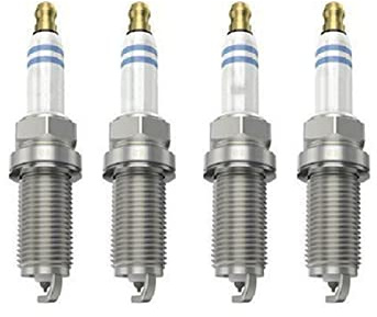 Zündkerze für Mercedes C/CLK Clc E/G/Klasse W203 W204 1,8-5,5 l, 4 Stück Platin-Zündkerzen 0242240619, Fr6Mpp332