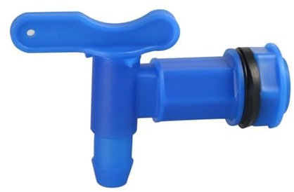 Accessoires Pour Tonneaux De Pluie Water Butt Tap Plastic Adapter Home Garden Faucet Plastic Adapter Beer Home Rain Brew Tool Durable Tool Useful Water Butt Tap Montage Du Collecteur De Pluie(Blue)