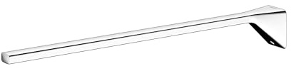 KEUCO Rose Handtuchhalter einarmig, 34 cm, ohne Bohren, Metall verchromt, Made in Germany, starr, inkl. Klebeset und Schraubset, Handtuchstange zum Kleben oder Schrauben