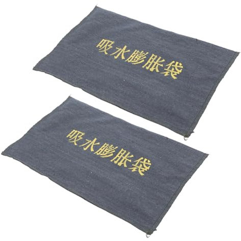 DOITOOL Lot De 2 De Sable Réutilisables en Toile pour Barrière Contre Les Inondations De Portes Garages Et sous-sols