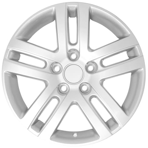 LUNEGUE New 16 Alloy Replacement Wheel Fits for Volkswagen Jetta VW 2005 2006 2007 2008 2009 2010 2011 2012 2013 2014 2015 2016 2017 2018 Silver Rim, Direct Fit OE Stock Specs