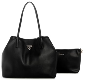 GUESS borsa shopper Victtoria 2 in 1 Tote Black nero