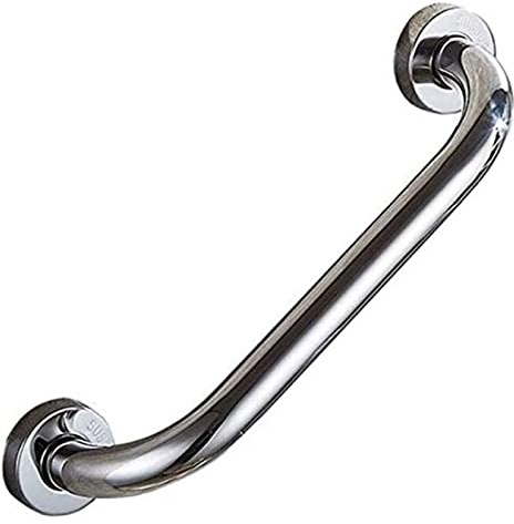 Agarraderas Barras de apoyo Toallero de pared de seguridad de acero inoxidable for bañera Barra de apoyo Manijas de acero antideslizantes Rieles de soporte