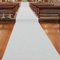 Floordirekt Gangläufer 100 x 200 cm, Weiss 110 - Hochzeitsläufer - Hochzeitsteppich - Premium Teppichläufer - Messeteppich - VIP Eventteppich - Schwer entflammbar