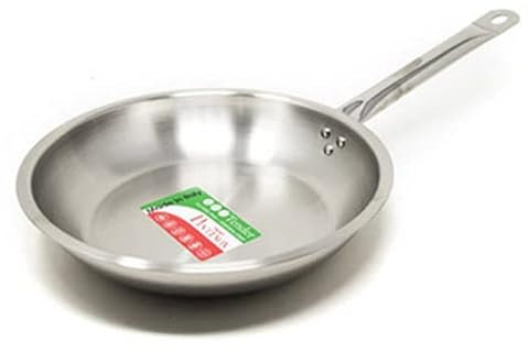 PINTI PNT670G32 Poêle Saute'1/M, Rivet, Inox Tender, 32 cm