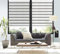 TANZUOER Zebra Roller Blinds Dual Layer Roller Shades Light Filtering Day and Night Blinds, Height 150cm