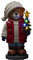 Konstsmide LED Teddybär, klein, mit 6h Timer, 8 bunte Dioden, batteriebetrieben, Innen, 3 x AAA 1.5V (exkl.) - 4247-000, Bunt