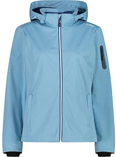 CMP Damen Light Melange Softshell Jacke, cielo mel., 42