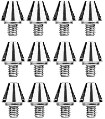 MagiDeal 12x crampons de chaussures de football crampons de chaussures de football antidérapants vis à filetage M6 crampons de chaussures de rugby universels, 11MM
