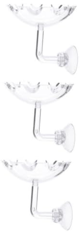 FRCOLOR 3 Pièces Bols de Plateau d'alimentation kit d'acclimatation à Plat de Nourriture pour crevettes Plats de crevettes Crevette Cristal Bol de Nourriture équipement