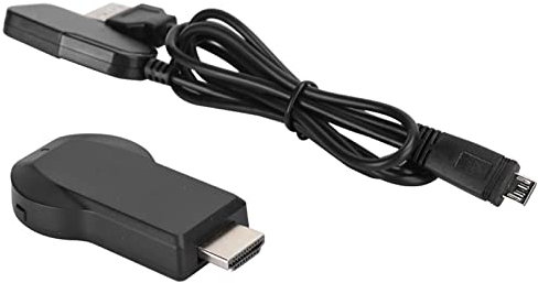 KIMISS Adaptateur de Dongle d'affichage sans Fil avec Prise en Charge WiFi pour Miracast, DLNA, TV à Diffusion Rapide, Diffusion d'écran - Idéal pour Stick et